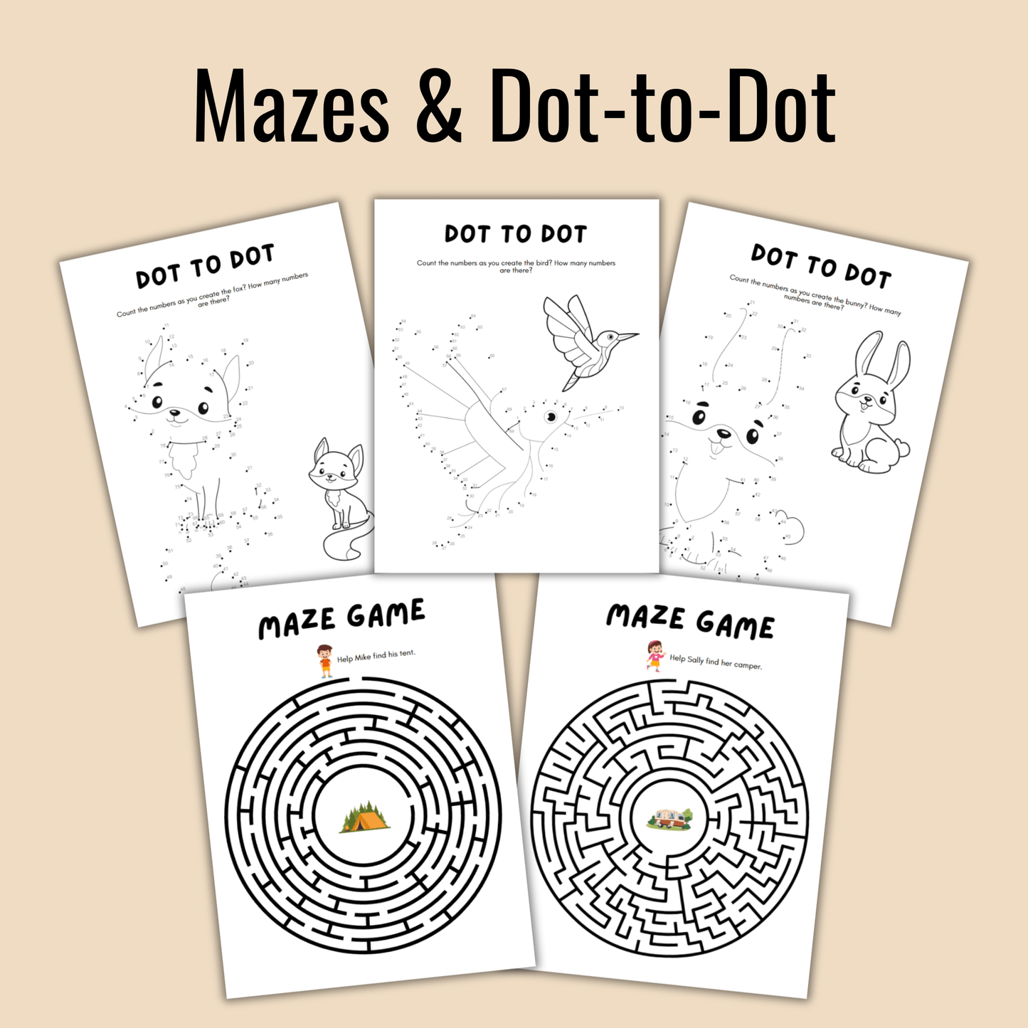 Printable Travel Games for Kids (Road Trip Activity Book) - Camper FAQs