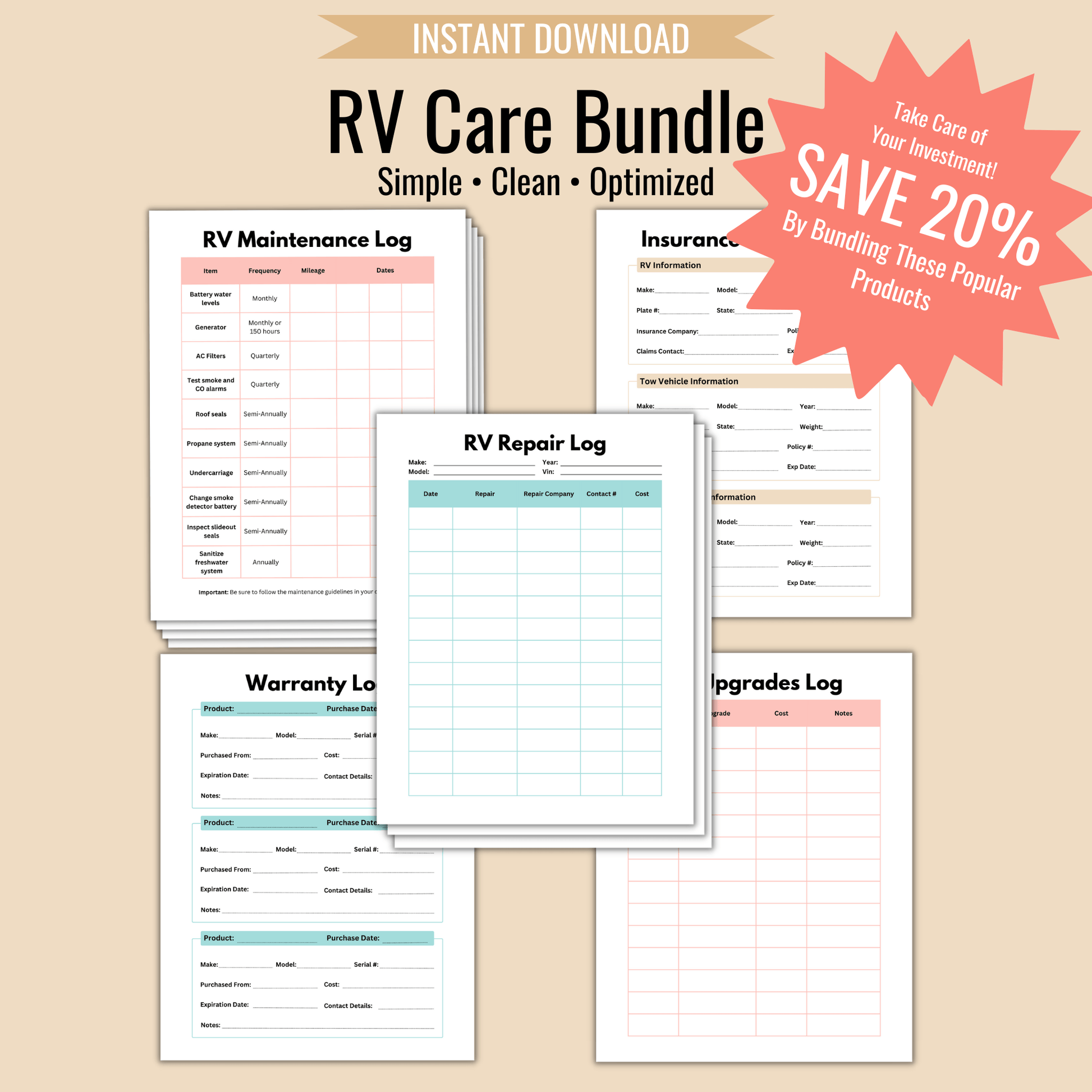 RV Care Bundle - Camper FAQs