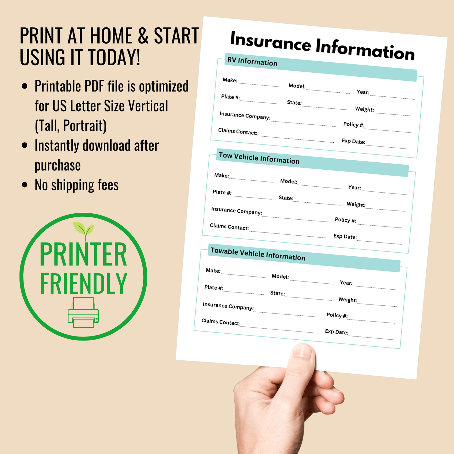 RV Insurance Information Tracker - Camper FAQs