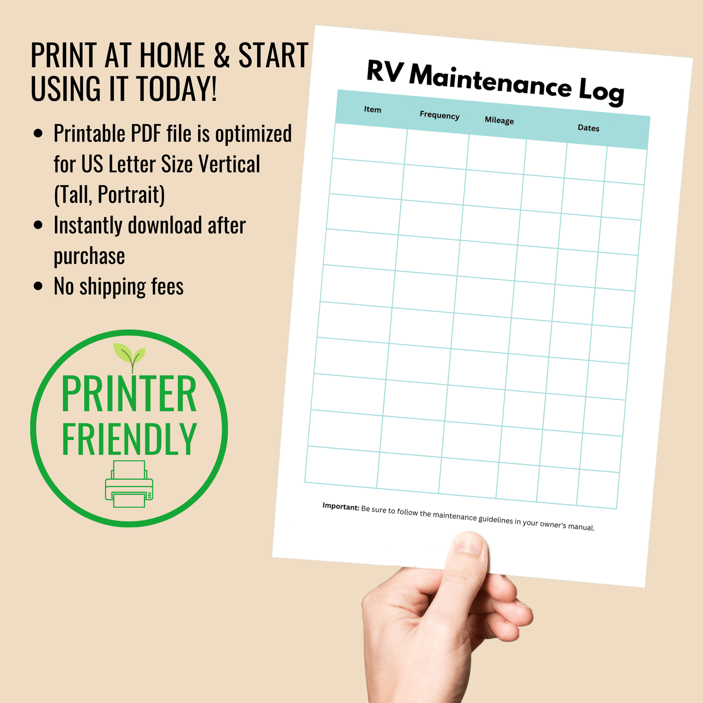 RV Maintenance Tracker - Camper FAQs