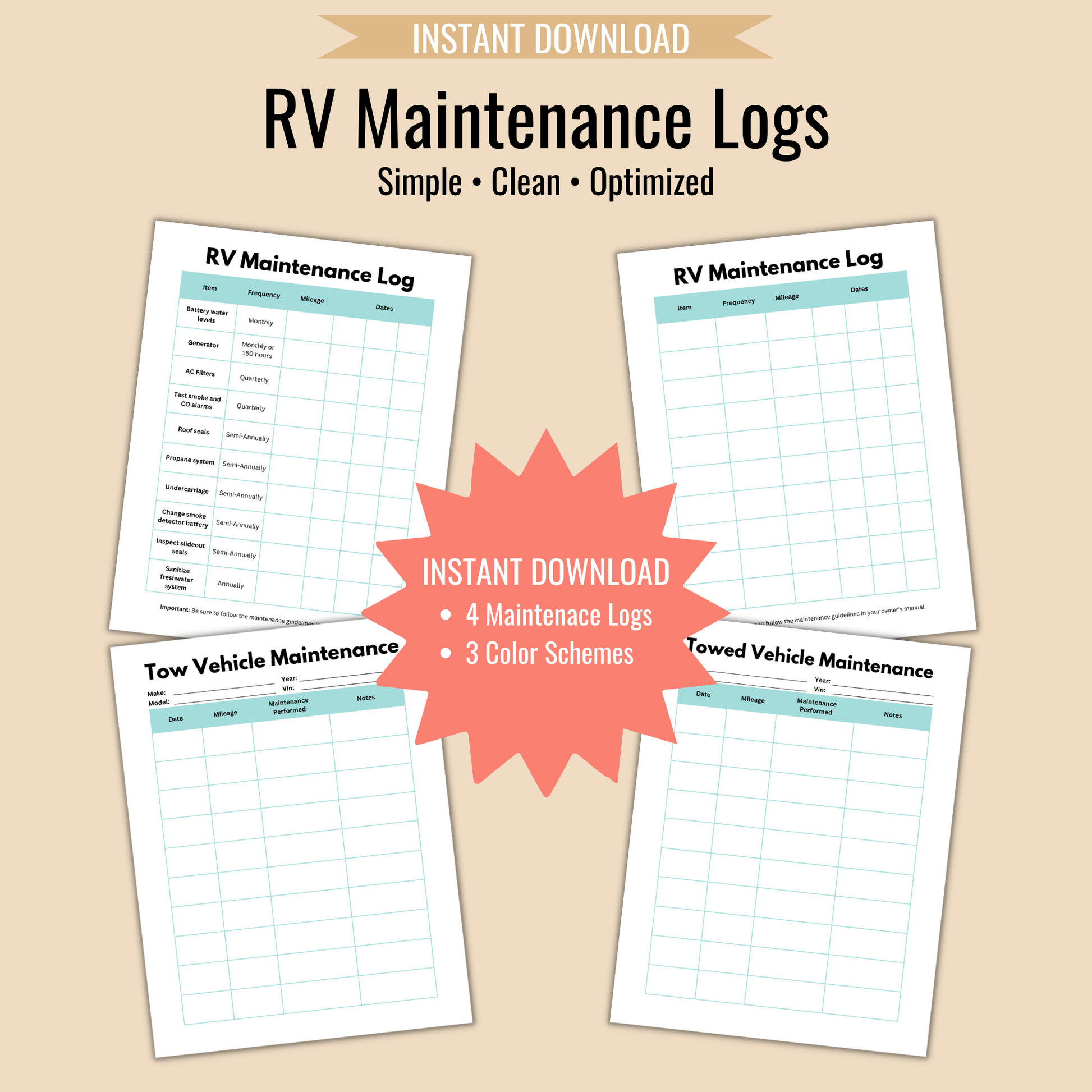 RV Maintenance Tracker - Camper FAQs