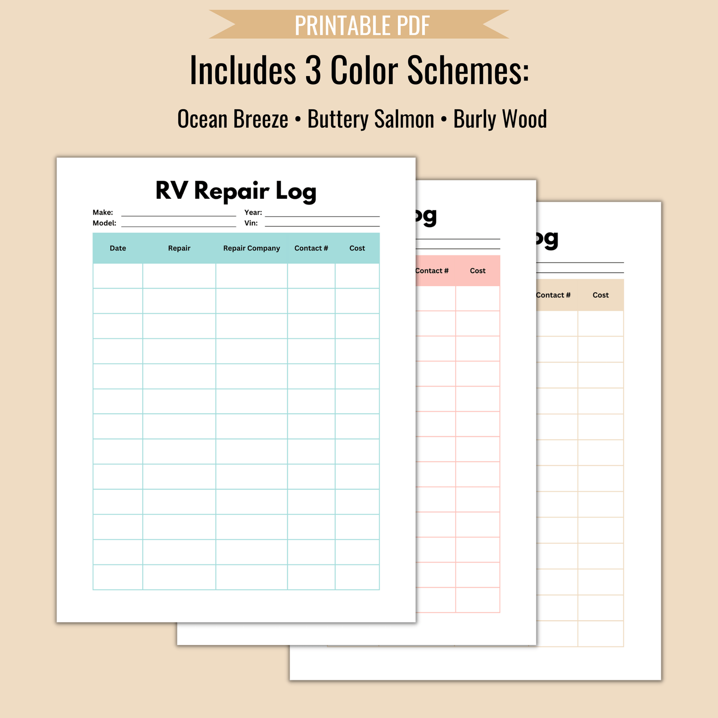 RV Repair Tracker - Camper FAQs