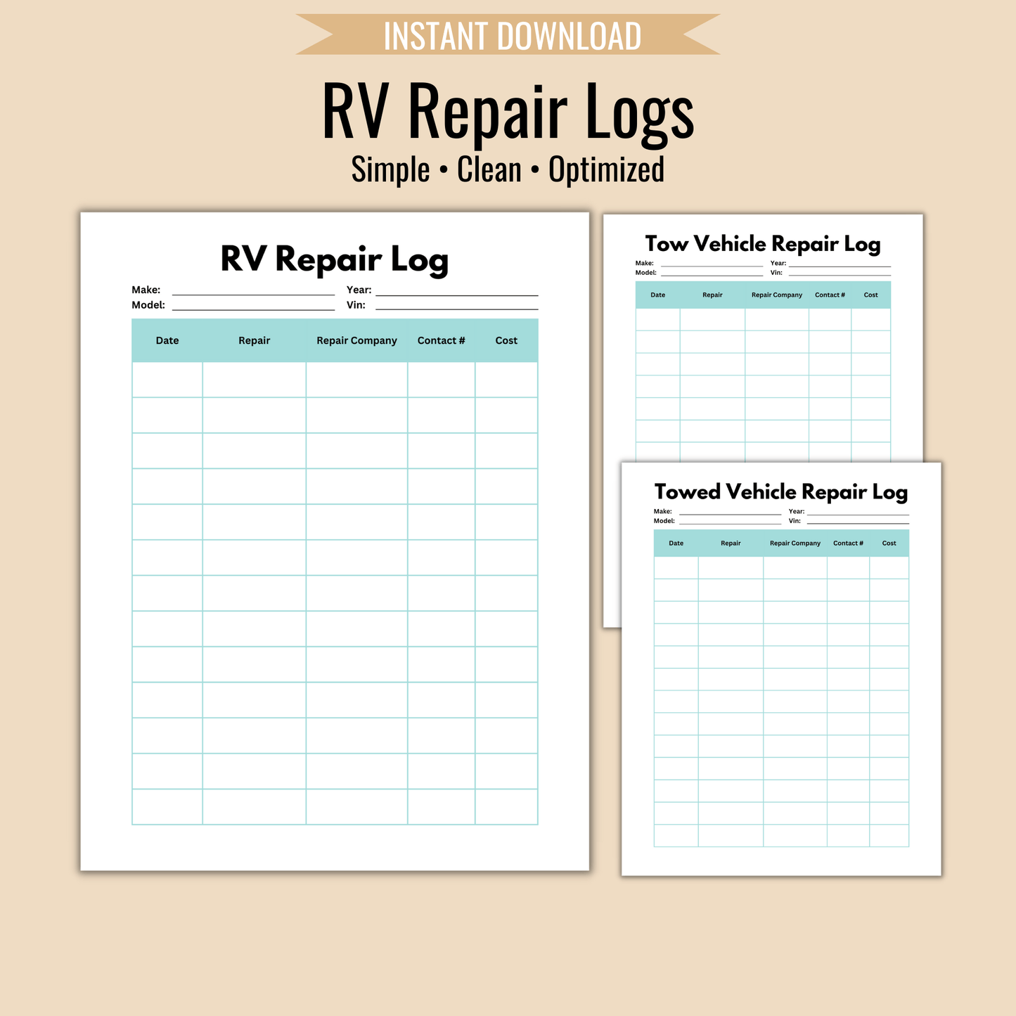 RV Repair Tracker - Camper FAQs